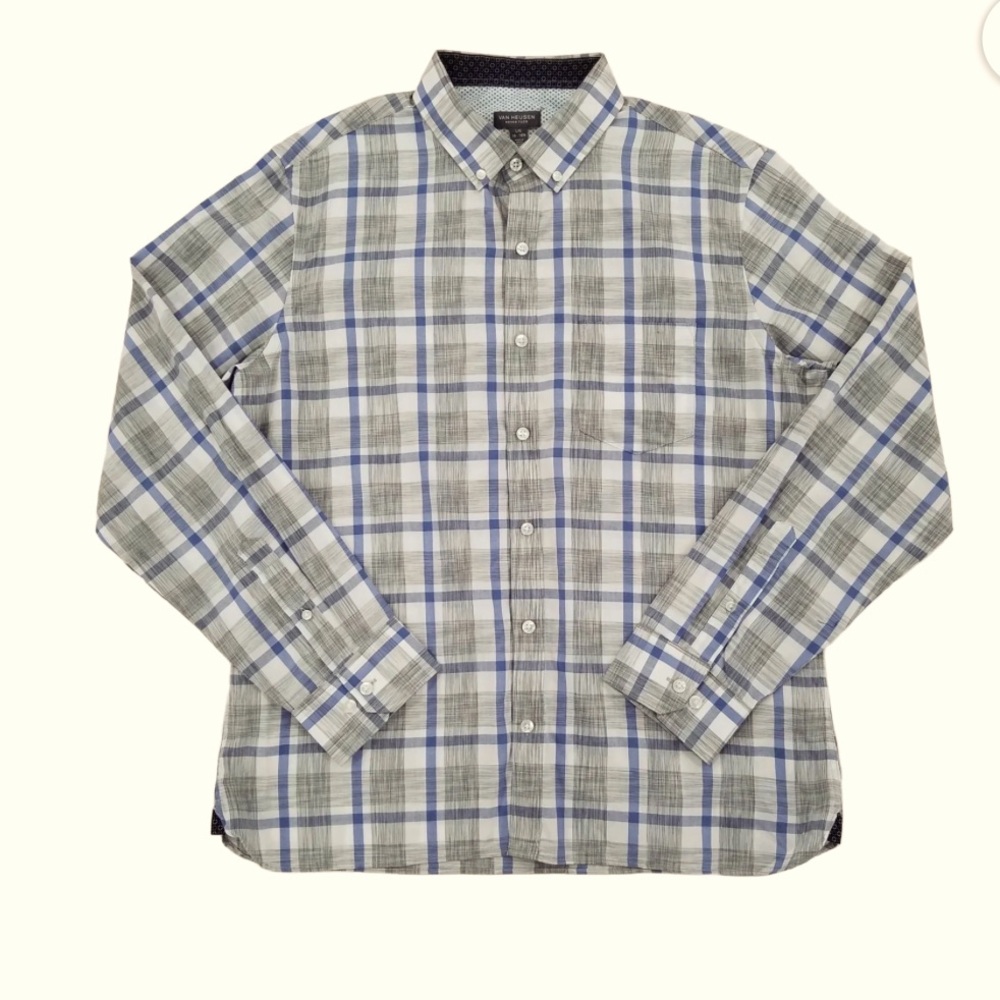 Van Huesen Slim Fit Never Tuck Shirt